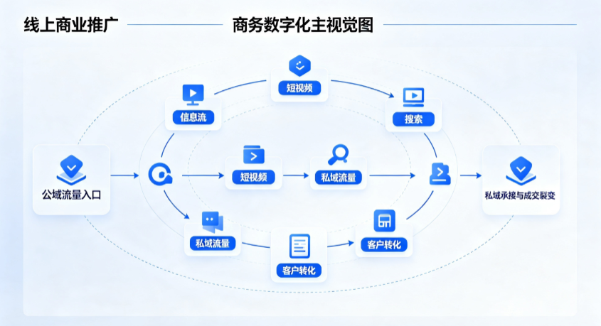 定日县线上商业推广怎么做？全域流量闭环搭建与低成本转化实战指南